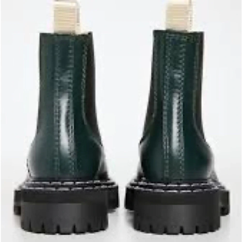 $895 Proenza schouler lug Chelsea boots contrast welt stitches size 36.5